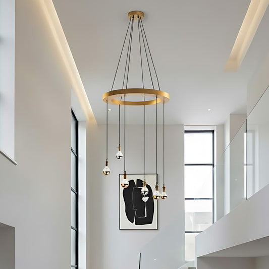 Barrington Chandelier Brass