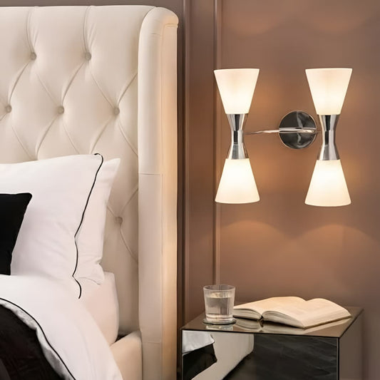 Camille Double Wall Light Chrome
