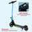 Folding Electric Scooter w/ LED Lights and Display, Blue