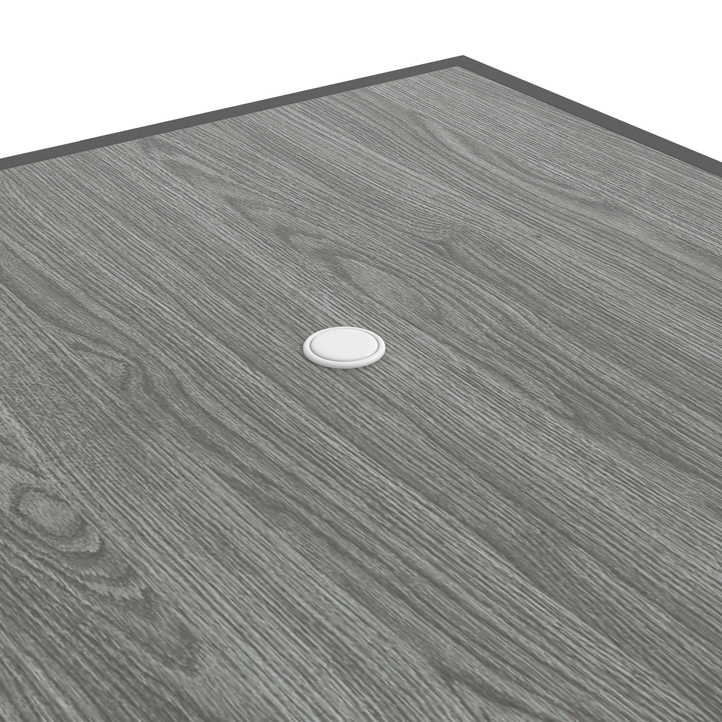 5 Pieces Garden Dining Set with Glass Top Dining Table, Outdoor Umbrella Hole Table and 4 Armchairs w/ Breathable Mesh Fabric Seats