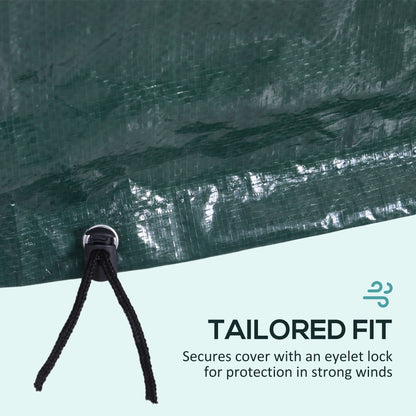 235x190x90cm Large Patio Set Outdoor Garden Furniture Cover Green