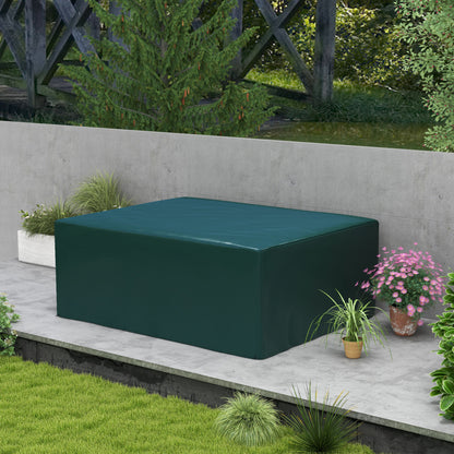 235x190x90cm Large Patio Set Outdoor Garden Furniture Cover Green