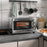 30L Mini Oven with Adjustable Temperature, 60 Min Time 1600W, Silver