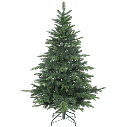 5ft Christmas Tree, Hinged Xmas Tree with Realistic Branches