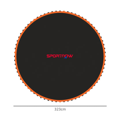 Trampoline Mat with 72 V-Hooks, for 12ft Trampoline, Orange