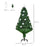 4FT Prelit Artificial Christmas Tree Fibre Optic LED Light Decoration