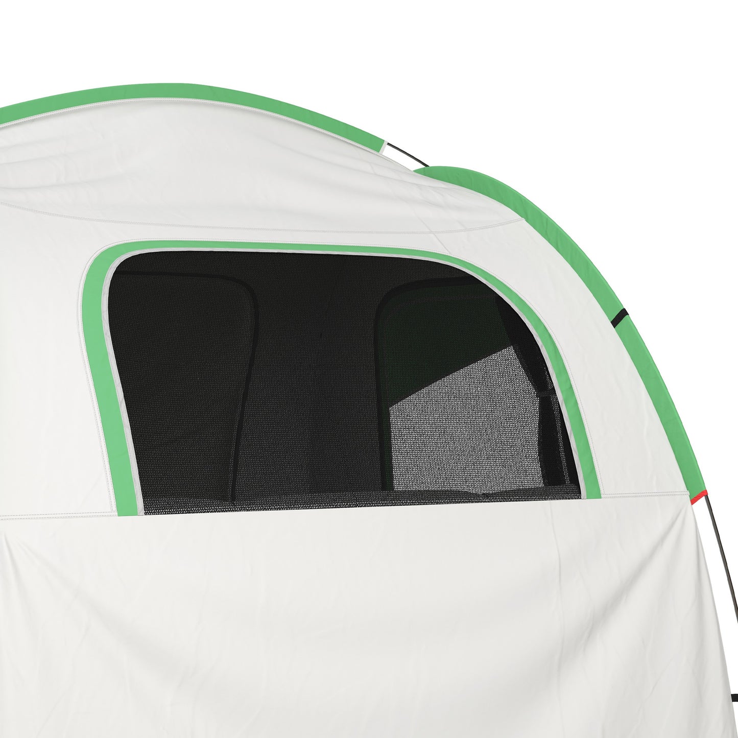 SUV Car Tent for Camping, Waterproof PU2000mm, 5 Man Tailgate Tent, for SUV Van Pickup, 2.4 x 2.1 m, Grey and Green