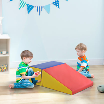 2-Piece Soft Playset for Toddlers, Climb, Crawl, Red