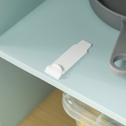 Play Kitchen, Large Kids Pretend Role Play Kitchen with Light & Sound Stove, Oven, Microwave, Sink, Cooking Accessories, Gift for Boys and Girls Ages 3+