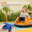 Angry Bird Licensed Bumper Car for Kids w/ Joysticks - Orange