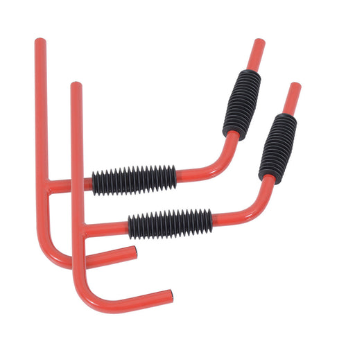 Canoe/Kayak Aluminum Wall Mount Hangers-Red