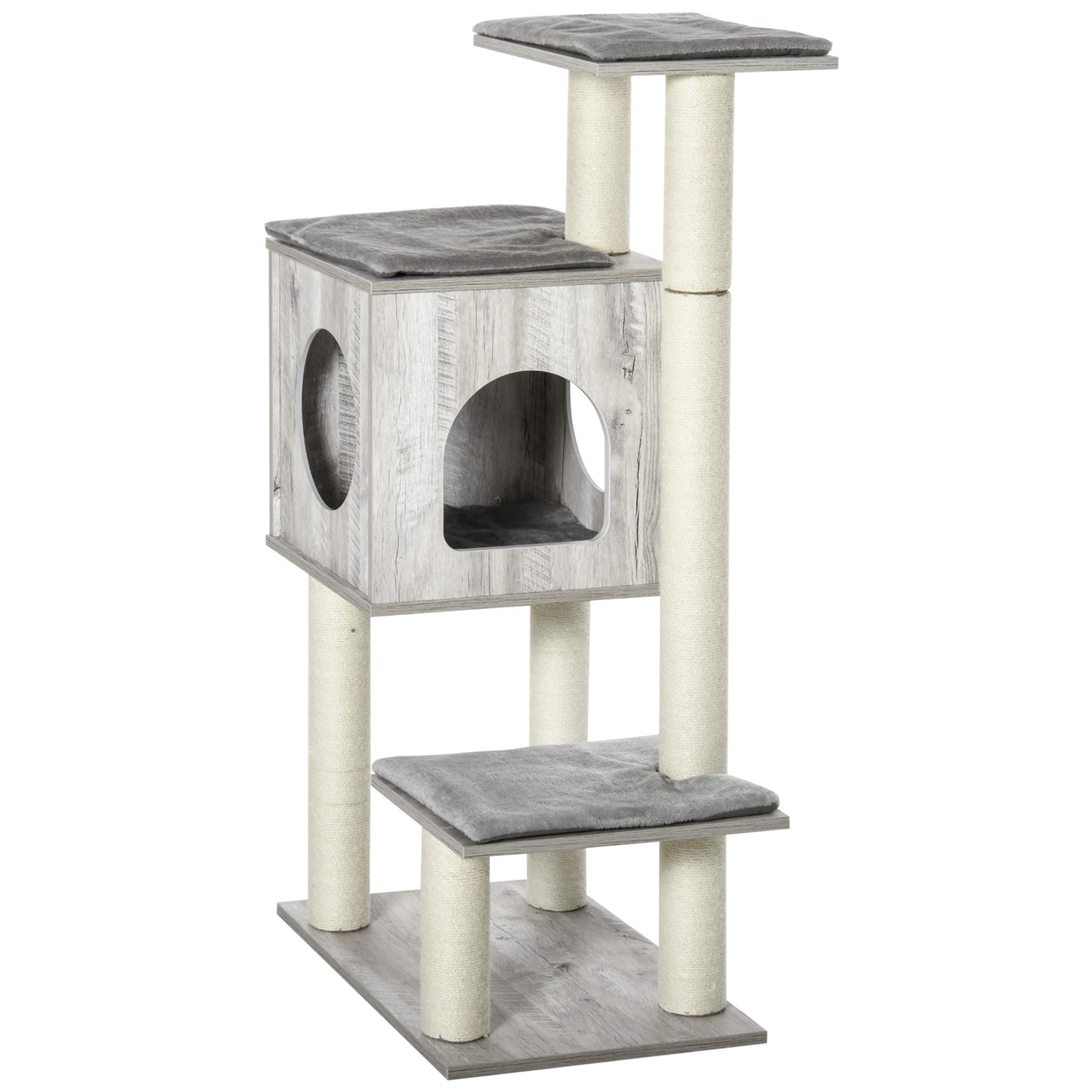 Multi-Level Cat Tree Tower Activity Center w/ Scratching Posts Condo
