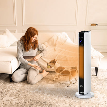 2200W Indoor Tower Space Heater with Timer Thermostat Oscillating