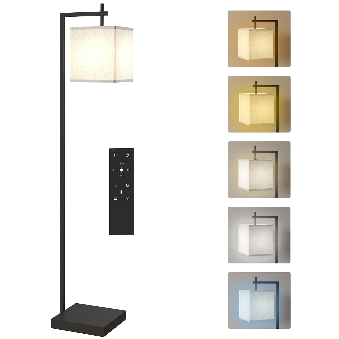 66" Modern Floor Lamp for Living Room with 10 Brightness Levels