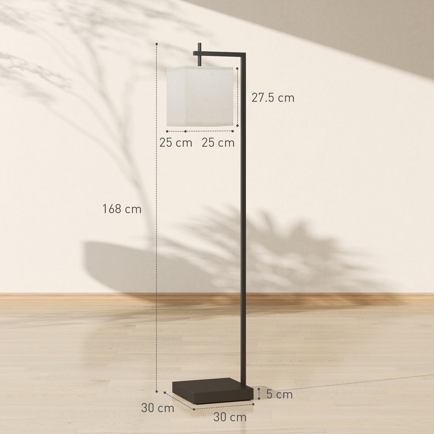 66" Modern Floor Lamp for Living Room with 10 Brightness Levels