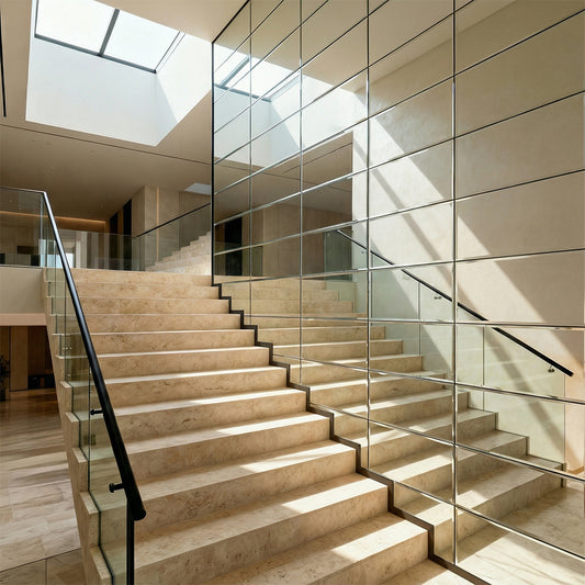 Large Mirrored Rectangle Wall Tiles Pack