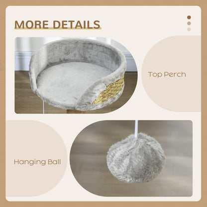 Cat Tree Tower Activity Centre with Scratching Posts Grey