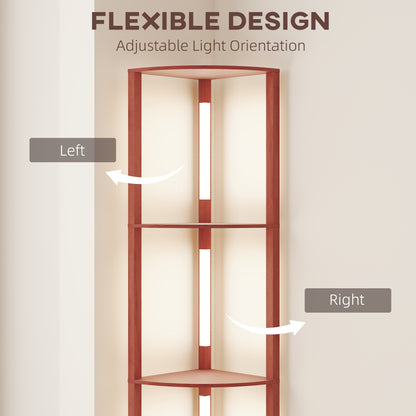Corner Floor Lamp with Dimmable Warm White LED Light, for Living Room