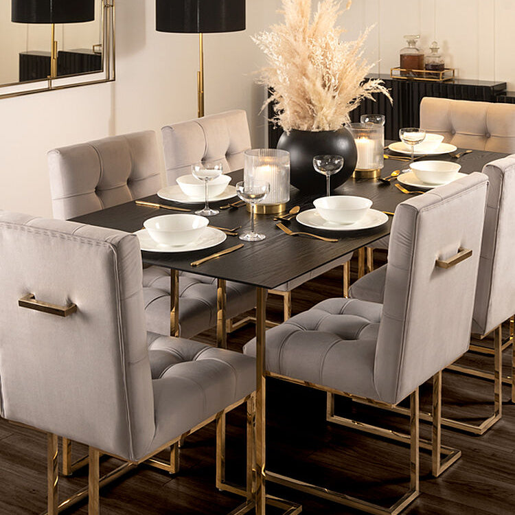 Lorenzo Dining Chair - Dove Grey