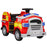 12V Ride on Fire Truck w/ Siren Flashing Lights