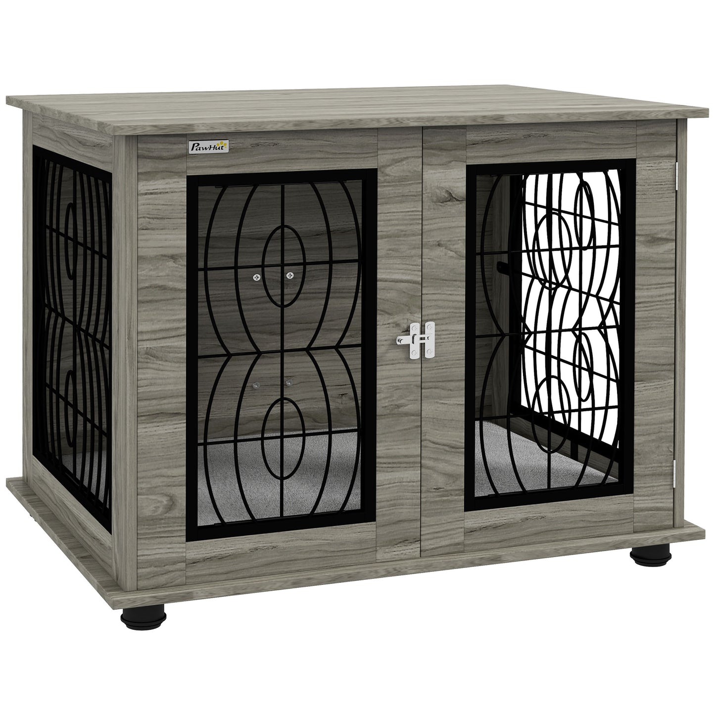 Dog Crate Furniture, End Table for Medium Dogs w/ Cushion