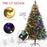 7 Ft Artificial LED Christmas Tree with Metal Base, Hinged Branches