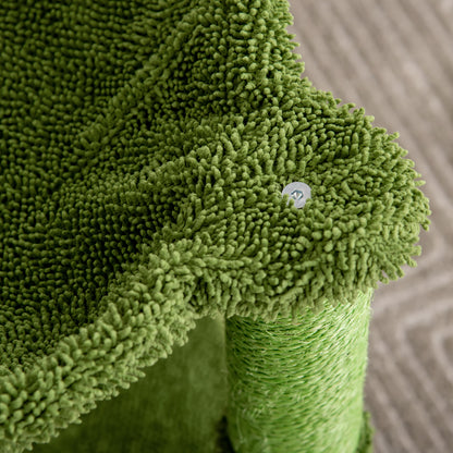 Cactus Cat Tree Tower for Indoor Cats Sisal Scratching Post with Hammock Bed Dangling Ball 40 x 40 x 96 cm