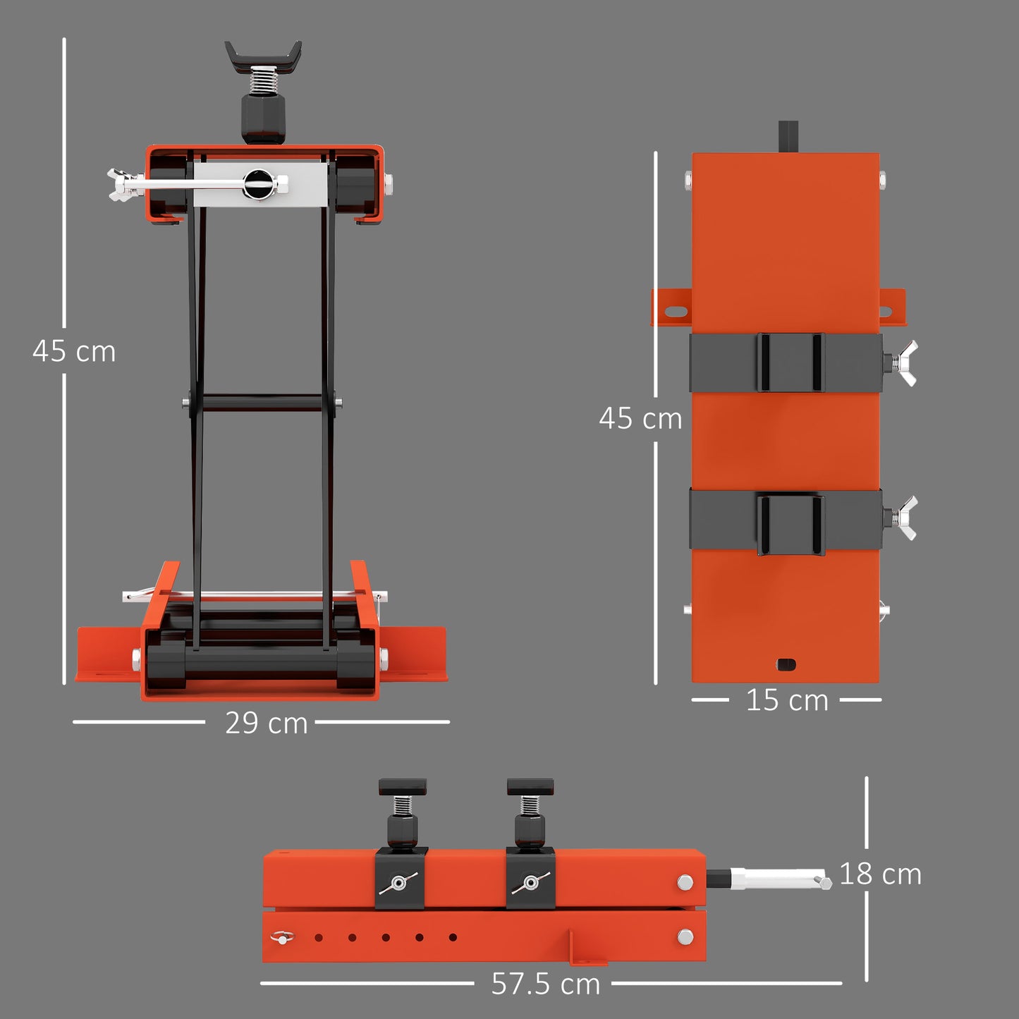 500 kg Motorcycle Scissor Lift Jack, Steel Motorbike Lifting Stand