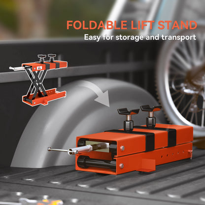 500 kg Motorcycle Scissor Lift Jack, Steel Motorbike Lifting Stand