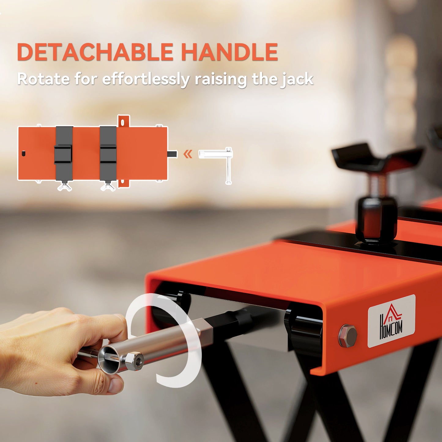 500 kg Motorcycle Scissor Lift Jack, Steel Motorbike Lifting Stand