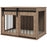 Dog Crate Furniture with Removable Cushion for Medium-Sized Dogs, 80 x 54 x57 cm, Brown