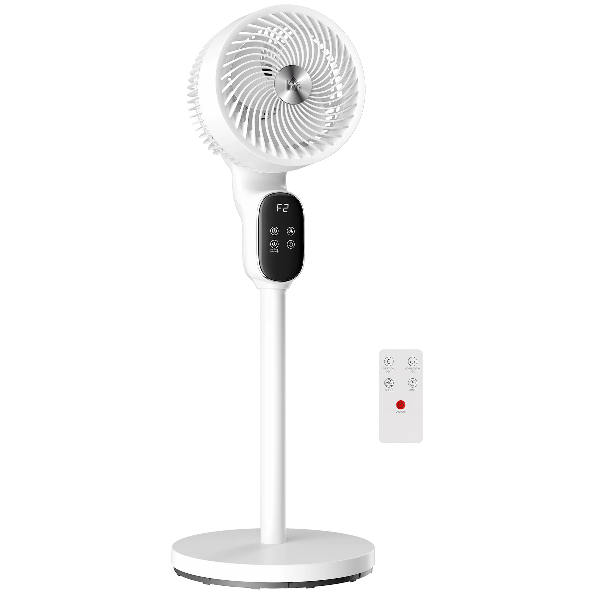 20 dB Standing Fan for Bedroom, Pedestal Fan with Oscillating – QuidsIn ...