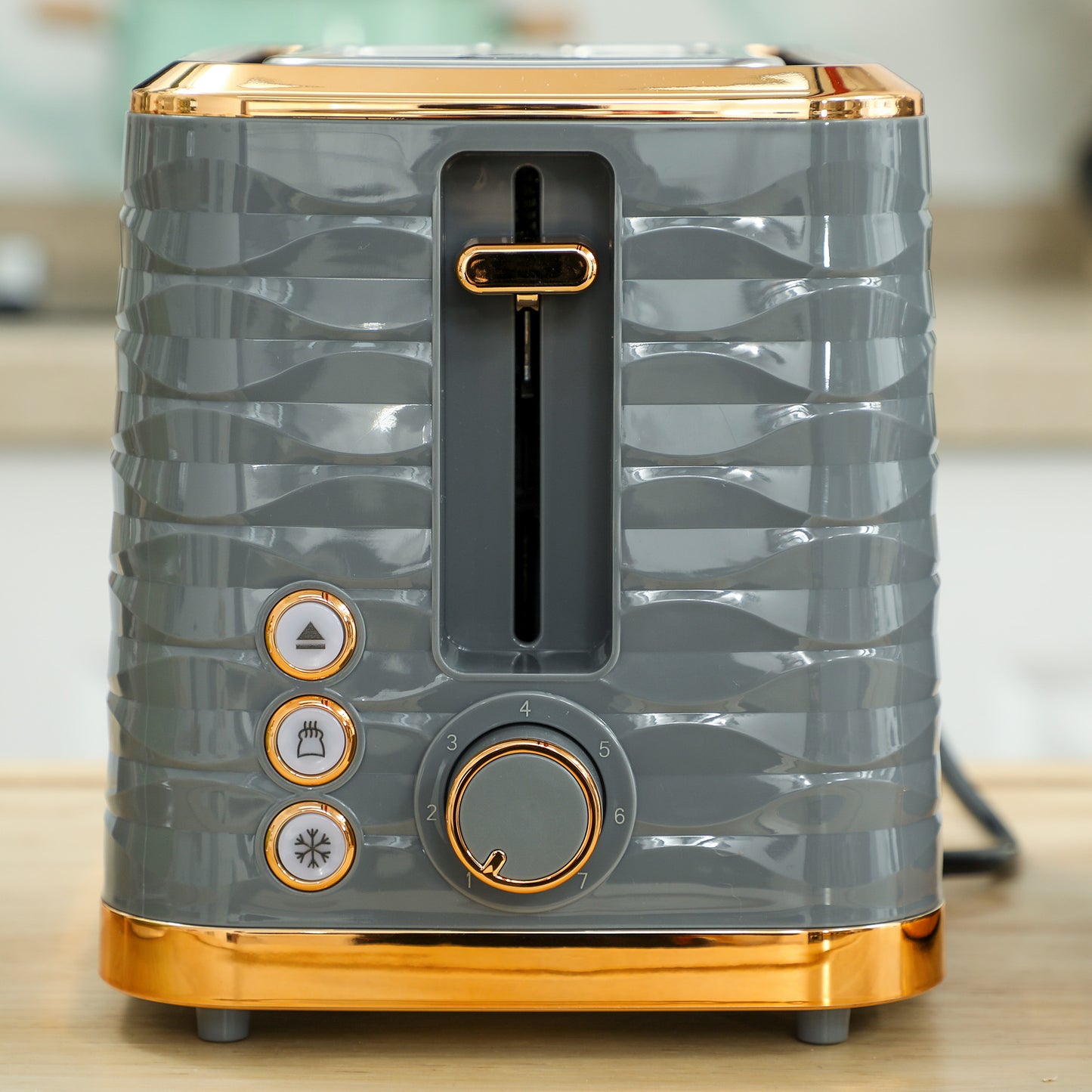 Kettle and Toaster Set 1.7L Rapid Boil Kettle & 2 Slice Toaster Grey