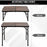 3ft Height Adjustable MDF Folding Camping Table