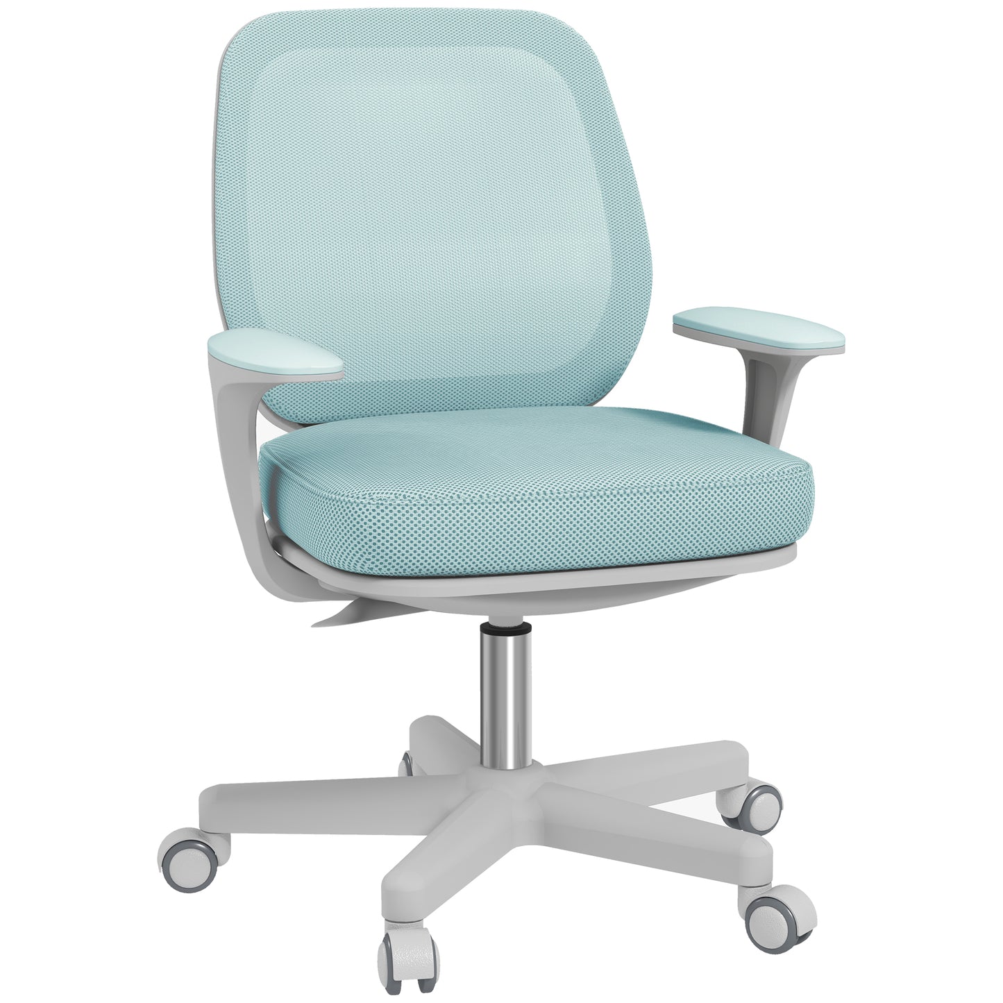 Vinsetto Office Chair, Breathable Mesh Swivel Desk Chair with Adjustable Height for Home Office, Study, Light Green