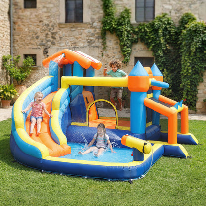 Inflatable Bounce House with Slide Pool/Ball Pit for Outdoor
