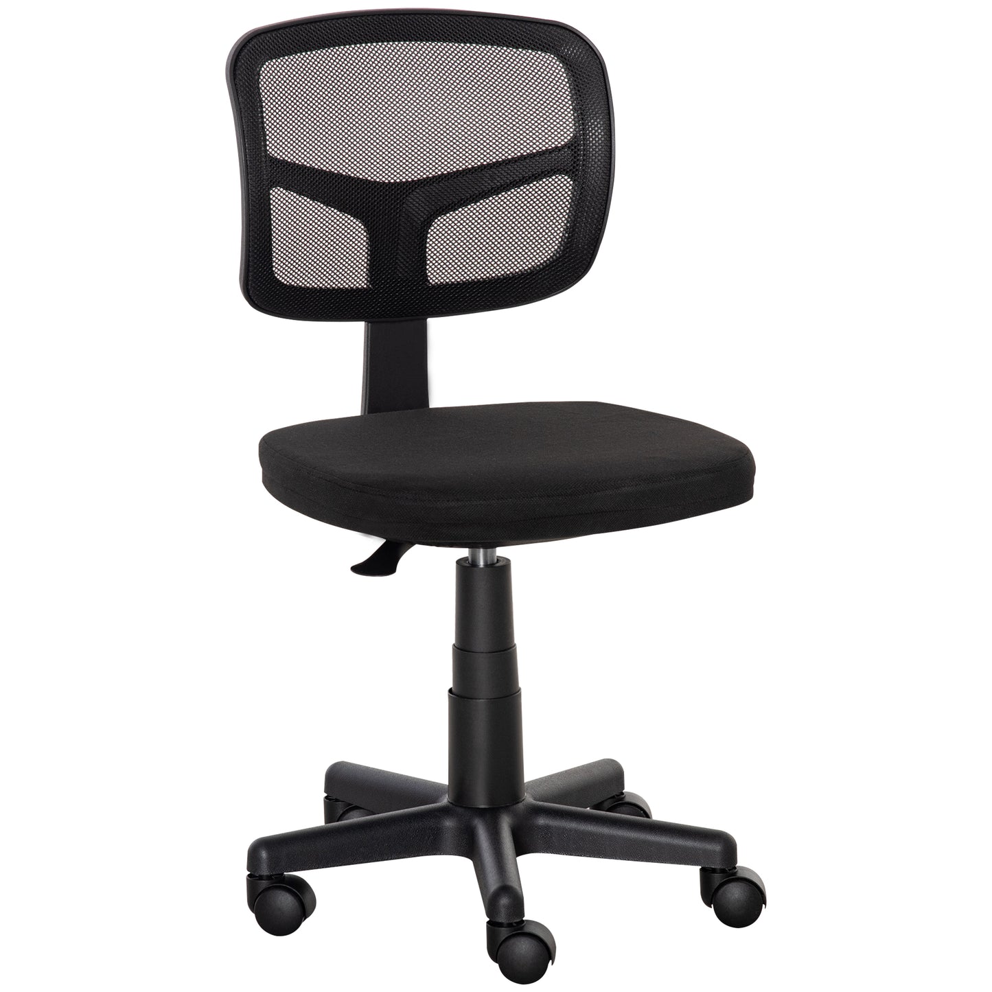 Small Office Chair without Arms, Ergonomic Swivel Mesh Desk Chair