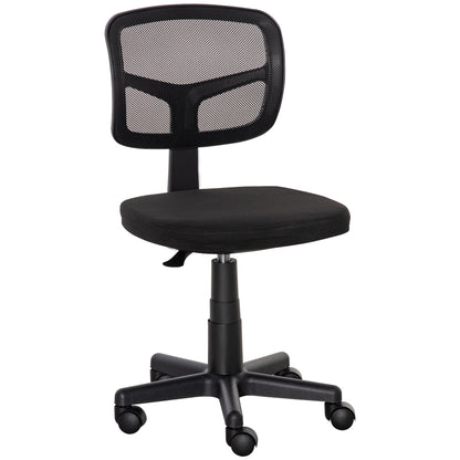Small Office Chair without Arms, Ergonomic Swivel Mesh Desk Chair