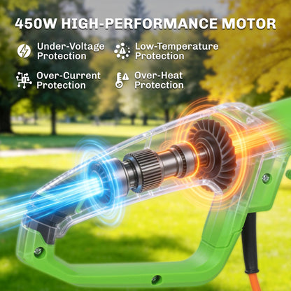 2.6m Corded Extendable Hedge Trimmer with 90 Adjustable Head