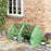 Mini Small Greenhouse with Steel Frame & PE Cover & Zippered Window Poly tunnel Steeple for Plants Vegetables, 180 x 90 x 90 cm