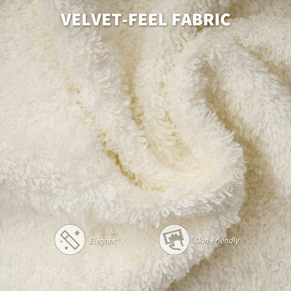 Modern Velvet Office Desk Chair for Bedroom, Living Room, Beige