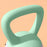 4KG Kettlebell with Soft Body and Non-Slip Handle, Grey and Green