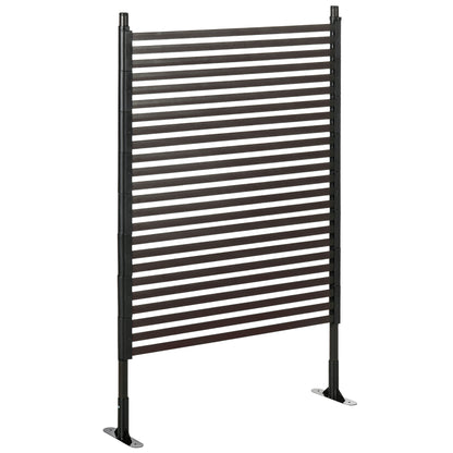 Garden Fence with 2 Standing Ways, Metal Animal Barrier Fence