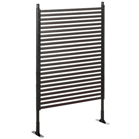 Garden Fence with 2 Standing Ways, Metal Animal Barrier Fence