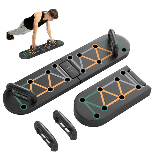 11-in-1 Foldable Push Up Board, Press Up Handles for Home Gym