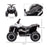 12V Quad Bike with Forward Reverse Functions, Ride on Car ATV Toy with High/Low Speed, Slow Start, Suspension System, Horn, Music, White