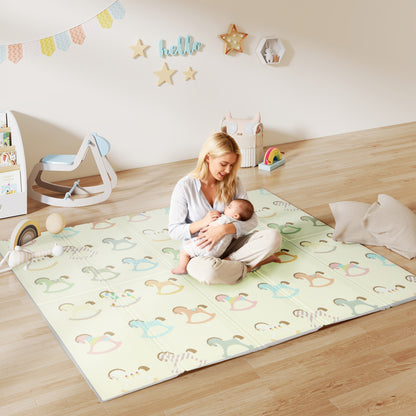 Baby Play Mat Double-Sided, Kids Crawling Mat for Toddlers