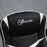 Gaming Chair Ergonomic Computer Chair Home Office Desk Swivel Chair w/ Adjustable Height Pedestal Base PVC Leather, Black & White