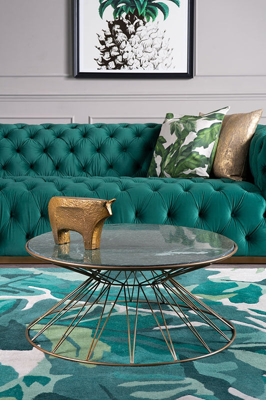 Mali Brass Coffee Table