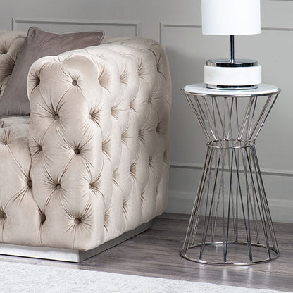 Mali Silver Side Table